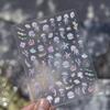 Shiny Blowing Bubble Nail Decorations Stickers 5D Shell Light Love Cat Bubble Transfer Slider Sticker DIY Manicure Decals