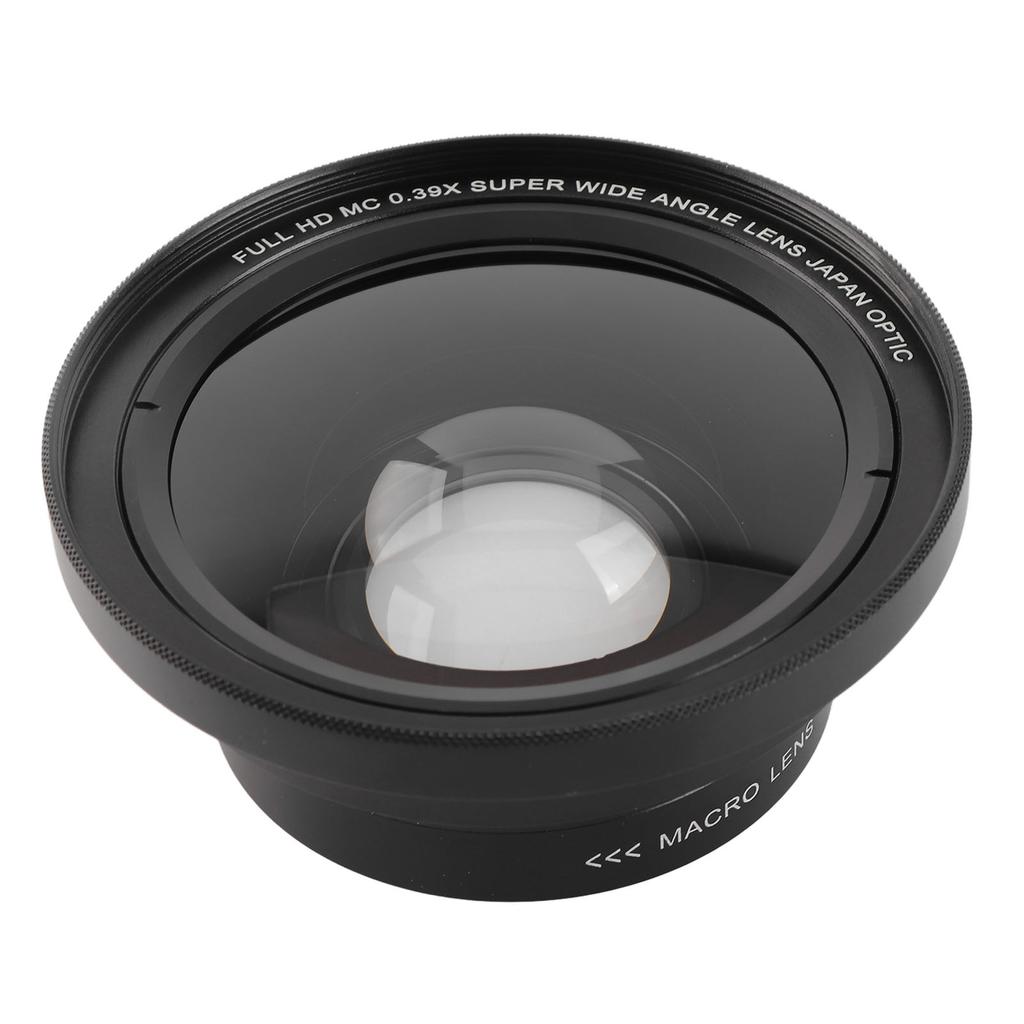 Digital Video Camera Wide Angle Lens 0.39X 37mm Interface HD Professional Camera Wide Angle Lens for D4993