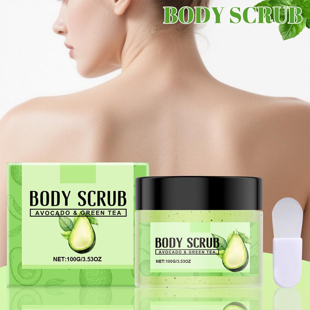 Скраб для тела Нежный отшелушивающий скраб для кожи, который очищает поры, нежно отшелушивает и питает кожу, 100 г