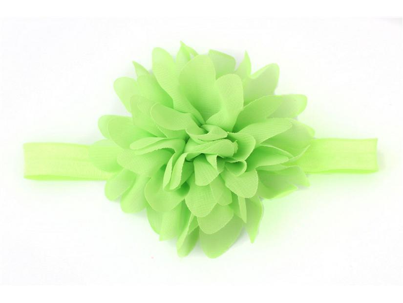 Креативная детская шифоновая повязка на голову с цветком - аксессуары для детских волос в европейском и американском стиле