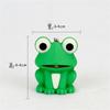 Прекрасный животный зеленый лягушонок брелок со светодиодной подсветкой брелок освещения детский подарок