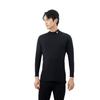 Champion Long Sleeve UV Mock Long Sleeve Black X LL Men's T-Shirt, doubleDRY® Moisture-Wicking, Quick-Drying, Antibacterial, Odor-Resistant,