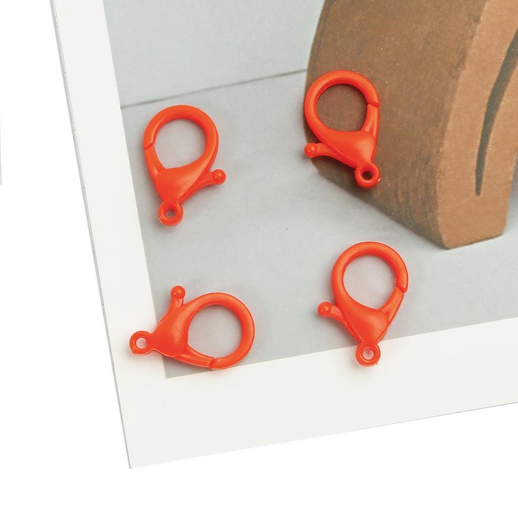 10 шт. пластиковый брелок для ключей красочные крючки клипсы карабин ручной работы аксессуары для изготовления ювелирных изделий