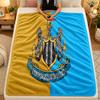Flannel BlanketNewcastle United Football Warm Soft Throw Blanket for Indoor Sofa Bed Living Room Use