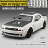 1:18 Dodge Challenger Srt Hellcat Современный Американский Мускул-Кар Литой Металлический Модель Автомобиля Звук и Свет Коллекционные Предметы Подарки на День Рождения