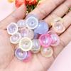 Home Party Supplies Bowl Shaped Beads 100Pcs DIY Beads Acrylic Fashion Bead Jewelry Multicolor