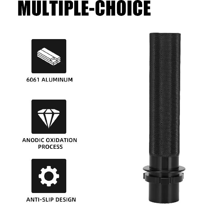 Dirt Bike Throttle Tube for Surron Light Bee,6061 Aluminum Twister Throttle Handle for Sur Ron Light Bee X(LBX)/S(LBS)/L1E/X260 X160-Black