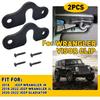 2Pcs For 18-22 Jeep Wrangler JK JL Gladiator JT Sun Visor Clip with Screws Black