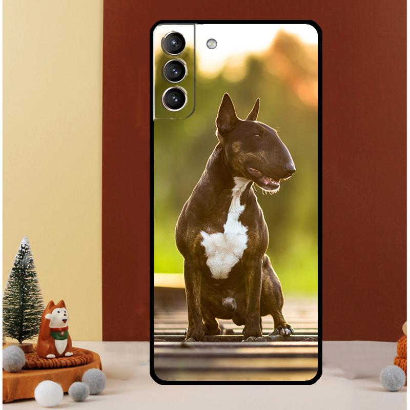 Bullterrier Bull Terrier Dog Case For Samsung Galaxy S24 Ultra S20 S21 FE Note 10 20 Ultra S8 S9 S10 S22 S23 Plus Cover