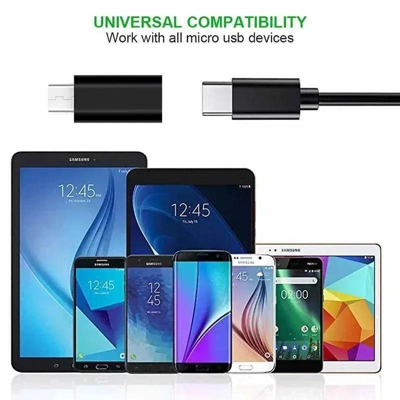 HdoorLink 2A Быстрая зарядка USB Type C «мама» на Micro USB «папа» Разъем адаптера Type-C на Mini USB 2.0 Адаптер зарядного устройства для конвертера телефона Android