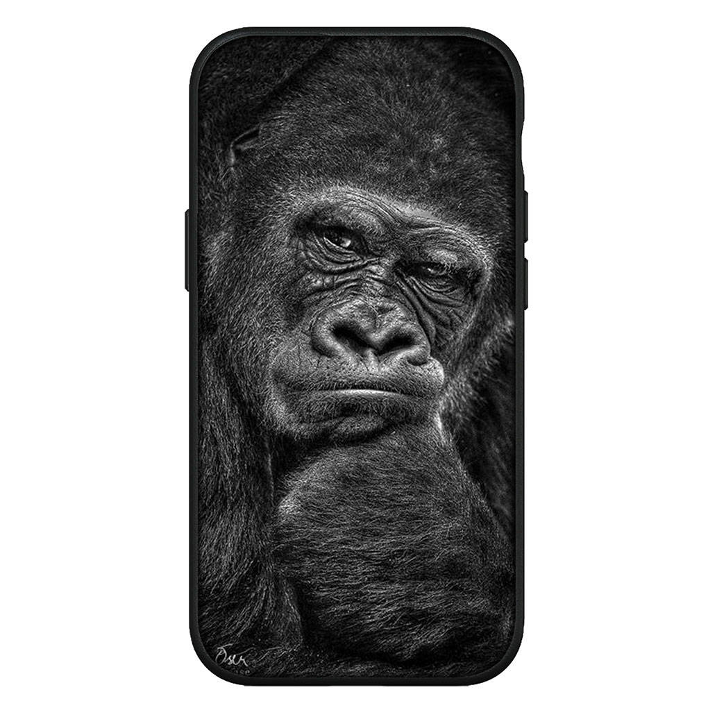 Чехол для iPhone 16 15 Xiaomi Redmi Note 14 13 12 11 Pro Max X 8 9 16e Samsung Galaxy S25 S24 S23 Moto OPPO Huawei Обезьяна Горилла Человек Обезьяна Детский Чехол для Телефона