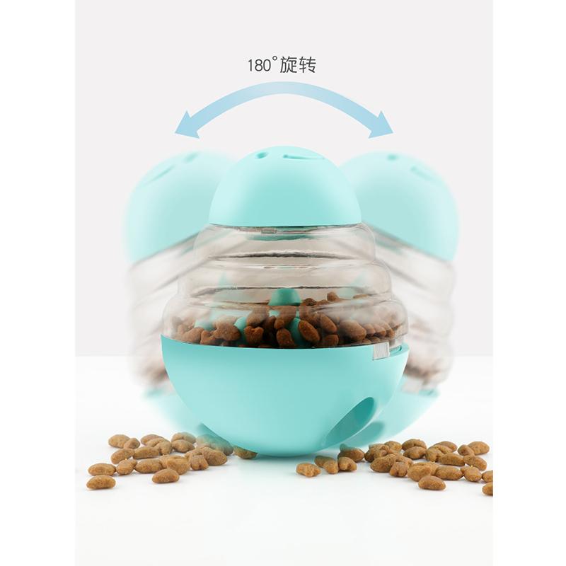 Игрушка для домашних животных Tumbler Wobble Товары для домашних животных для собак и кошек Устойчивая к укусам катящаяся головоломка с мячом Игрушка для домашних животных для собак Медленная кормушка Текучая еда Интерактивные аксессуары