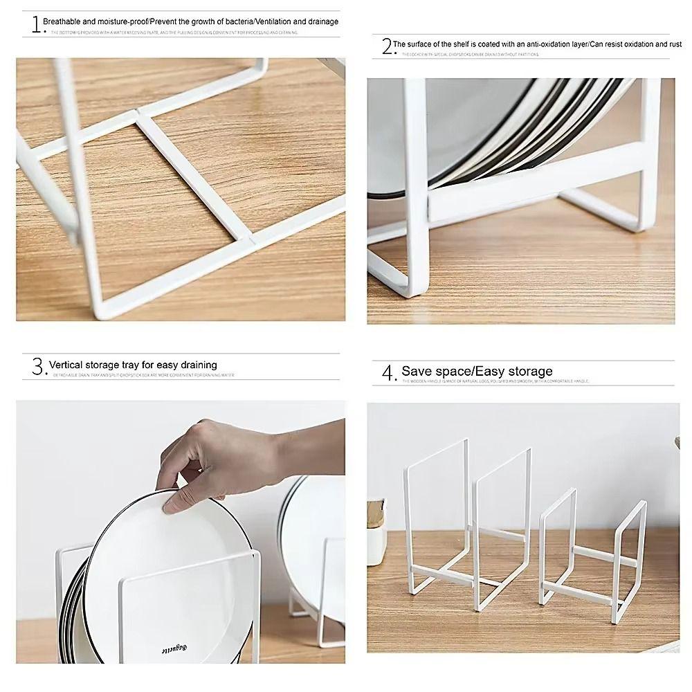 Компактная сушилка для посуды, многофункциональная стойка для хранения посуды для кухонных принадлежностей