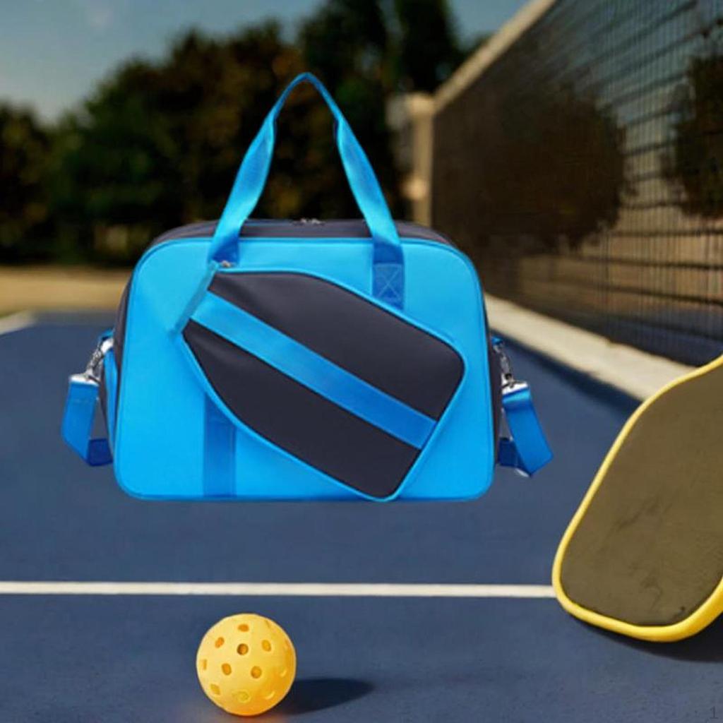 Спортивная сумка Pickleball Bag, многоцелевая, портативная, большая вместимость, с отделением для обуви, стильная