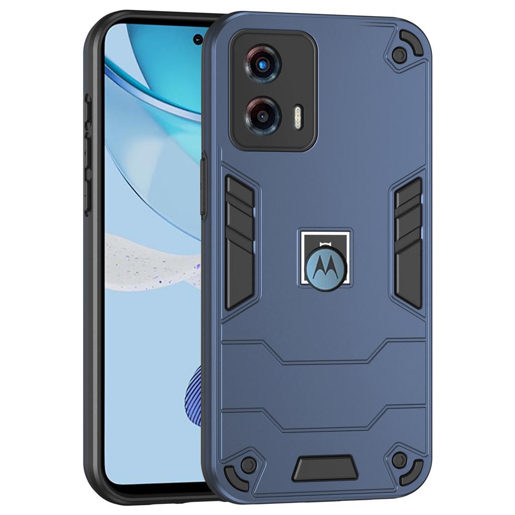 Для Motorola Мото G 5G (2023) Чехол для телефона Мягкий ТПУ Жесткий ПК Двухслойный защитный чехол