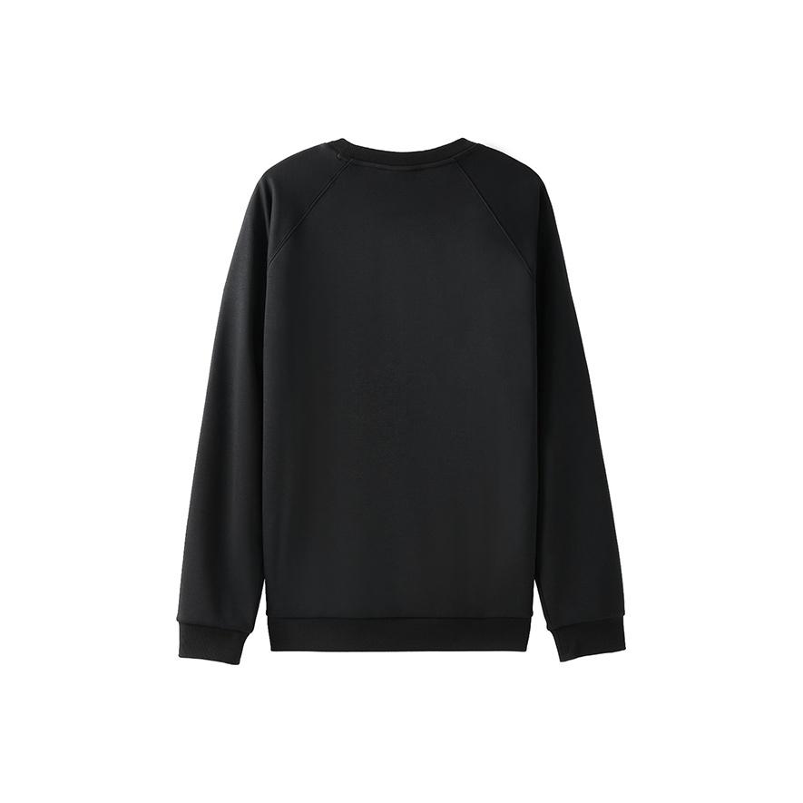 Li-Ning Трендовый пуловер с круглым вырезом, спортивный, повседневный, удобный, универсальный, простой, модный, энергичный свитшот, унисекс свитшот AWDVH05-1