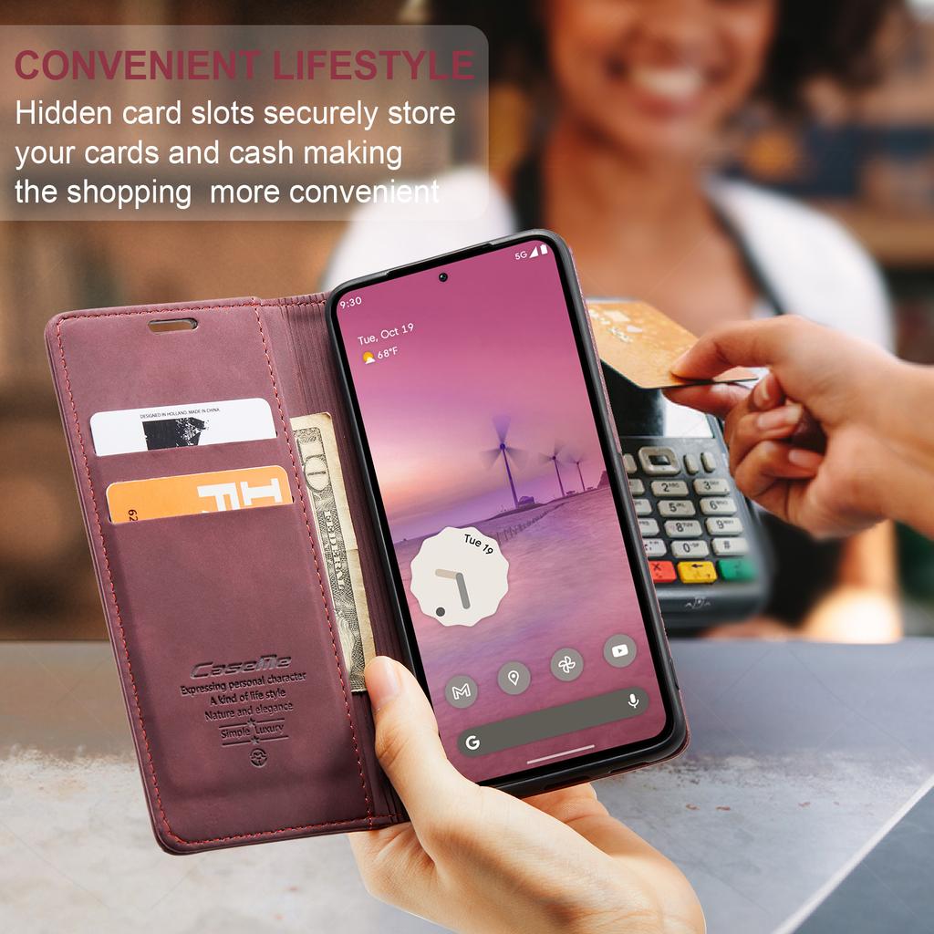 Роскошный ретро-чехол для Google Pixel 10 Pro XL с несколькими слотами для карт, функцией подставки, чехол для телефона для Pixel 9 Pro XL 9a, кожаный кошелек
