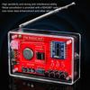 RDA5807 Стандартный DIY FM-радиоконструктор 87-108 МГц Акриловый корпус Опциональная практика пайки для обучения и преподавания