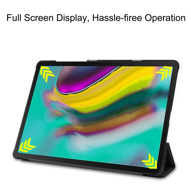 Tablet Case For Galaxy Tab S5E T720 10.5inch T725 Tri-Fold Leather Case