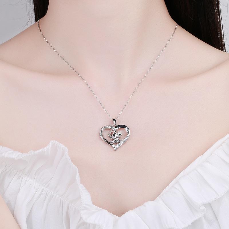 Новая мода для женщин Love Butterfly Elephant кулон ожерелье Красивая серия животных