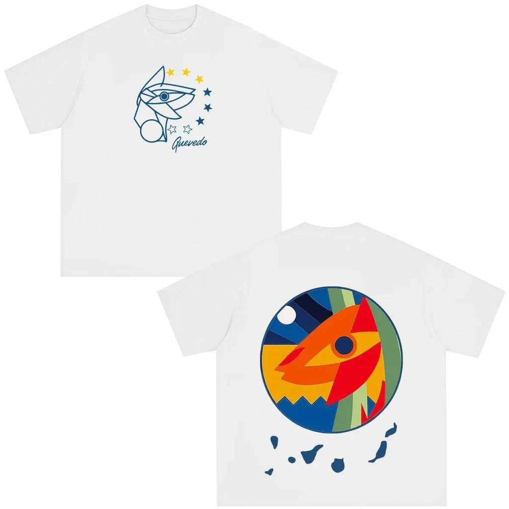 Cotton Loose Casual Oversized T-shirts QUEVEDO EL BAIFO Album 2026 Tour Graphics T Shirt Fashion Unisex T-shirt Streetwear Y2K