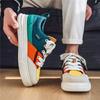New Men's Casual Sports Shoes Retro Color Blocking Niche Design Canvas Fashion Trend Comfortable Platform Sneakers