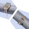 Diamond Strap For iWatch 7 41mm 45mm Woman Stainless Steel Link Bracelet For iWatch 7 6 SE 5 4 3 40mm 44mm 38mm 42mm Bands