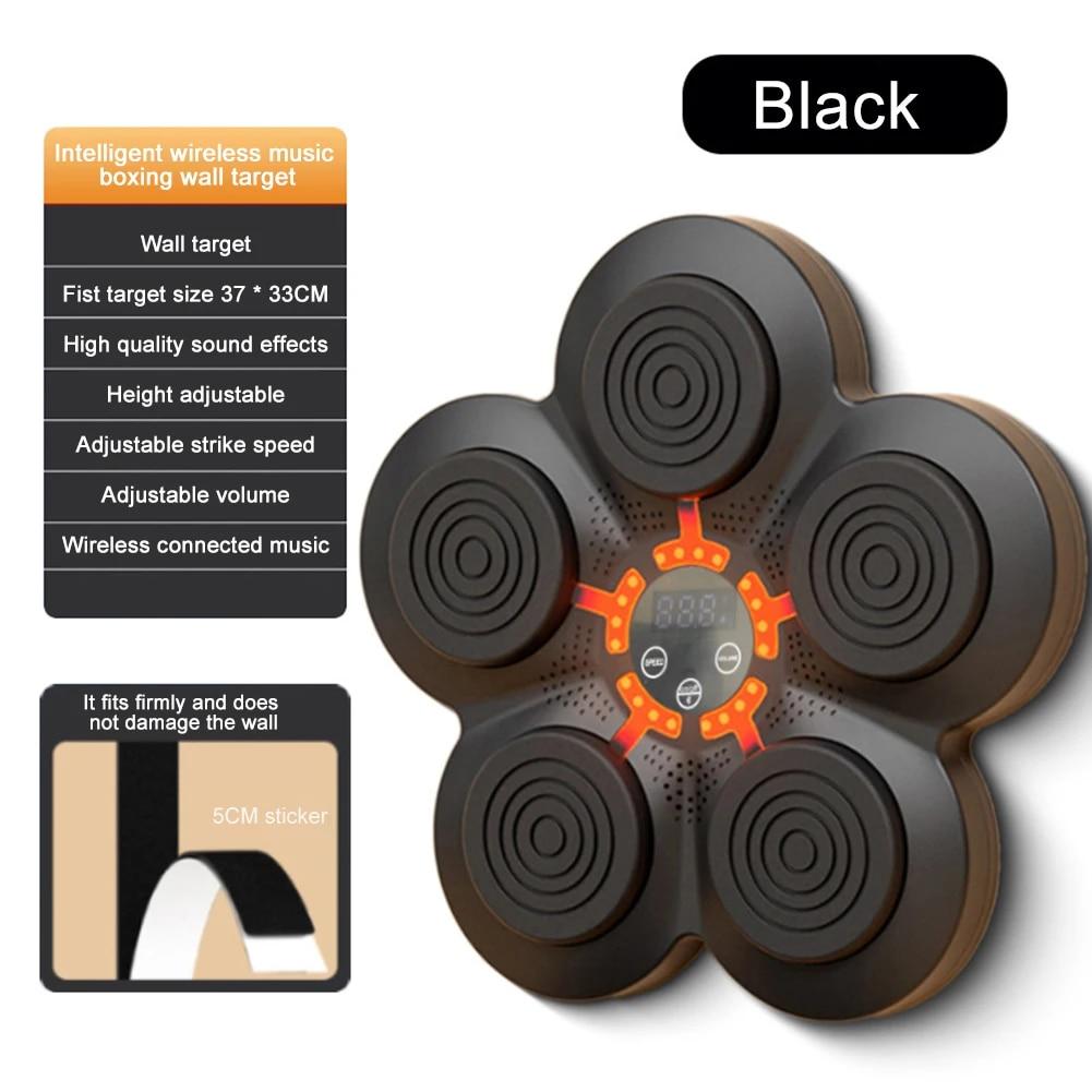 Music Boxing Machine Wall Target LED Lighted Sandbag Relaxing Reaction Training Target for Boxing Sports Agility Reaction