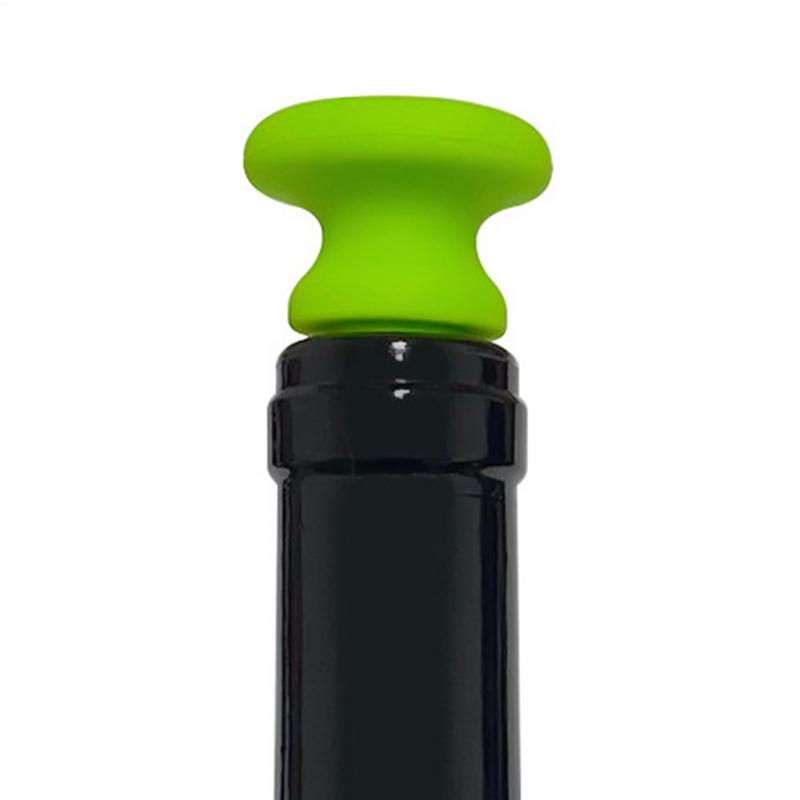 1PC Silicone Bottle Stopper Bottle Cap Wine Cork Wine Pourer Stopper Bottle Cap Cute Top Hat Preservation Gel Cork Strip