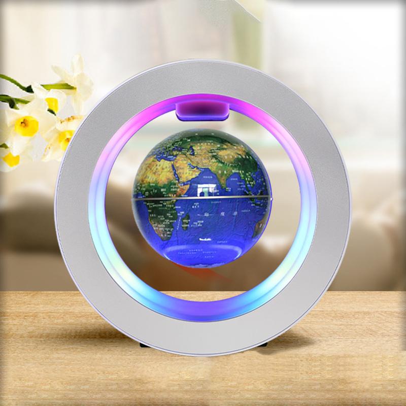 4 Inch Magnetic Levitation Globe Creative Home Office Ornaments Birthday Gift Us Plug