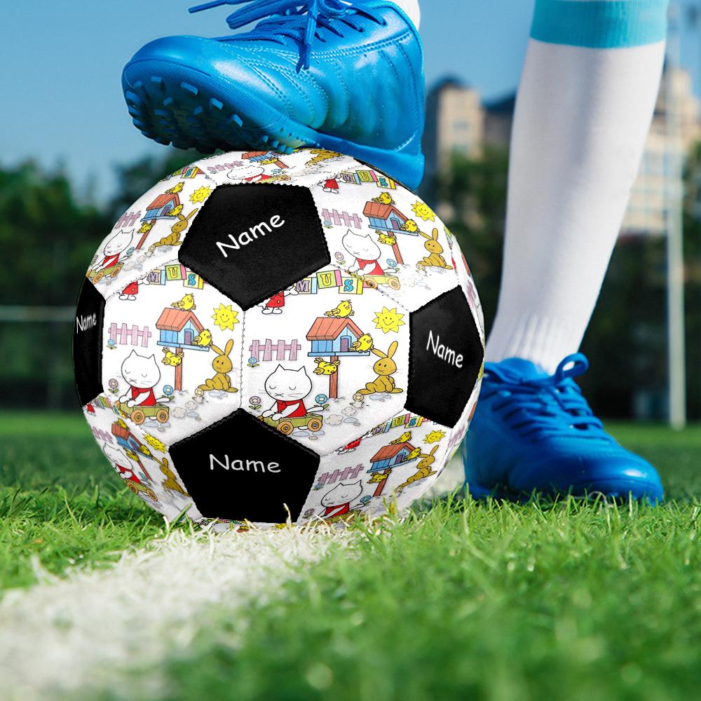 Custom Name Musti Theme Size 5 Soccer Ball, Suitable for Both Indoor and Outdoor Matches, a Gift Suitable for Everyone.