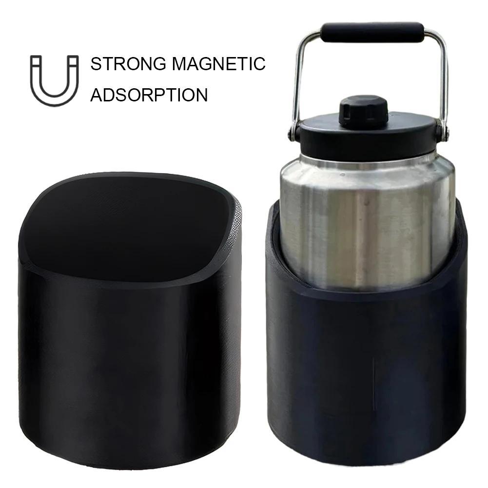 Magnetic Cup Holder 46 50 64 Oz Heavy Duty Drink Bottle Holder Water Cup Caddy for Tractor Fridge Yacht RV Forklifts Bus Truck