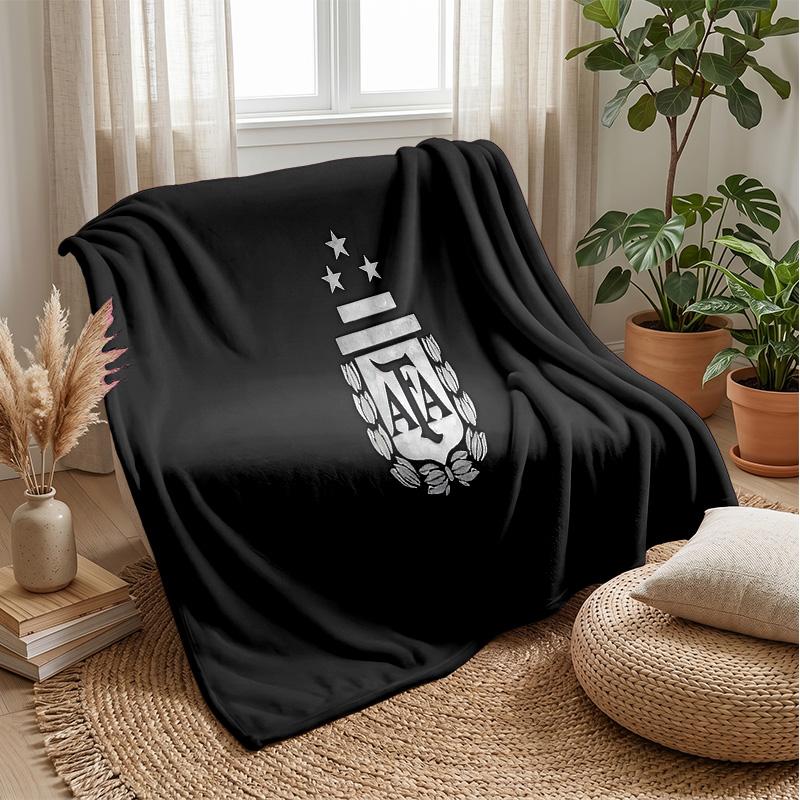 Argentina national football team Theme blanket Soft Flannel Fleece Blanket Warm Lightweight Throw Blanket for Home Sofa Bed