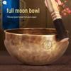 Полнолуние Ручная работа Непальская поющая чаша - Утолщенная медь для медитации и йоги