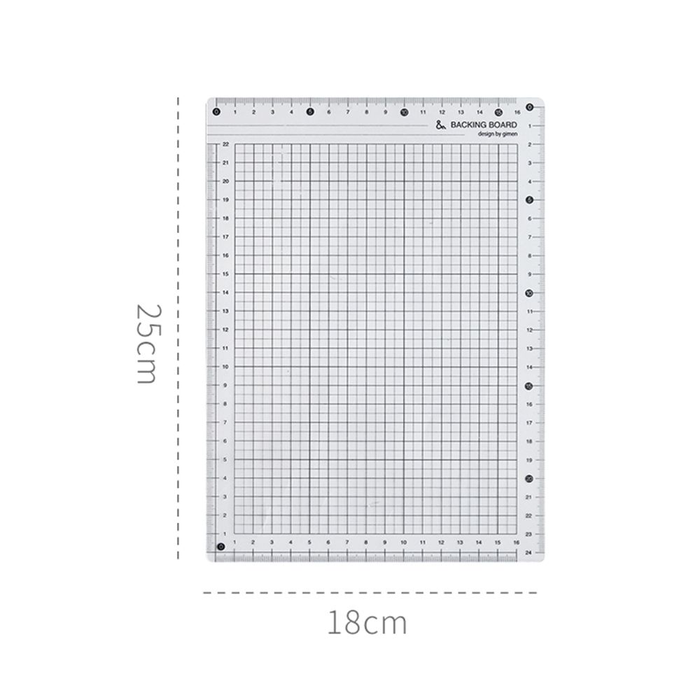 Plank Measuring Supplies Drafting Students Drawing Clipboard Cutting Mats Writing Pad Ruler Board