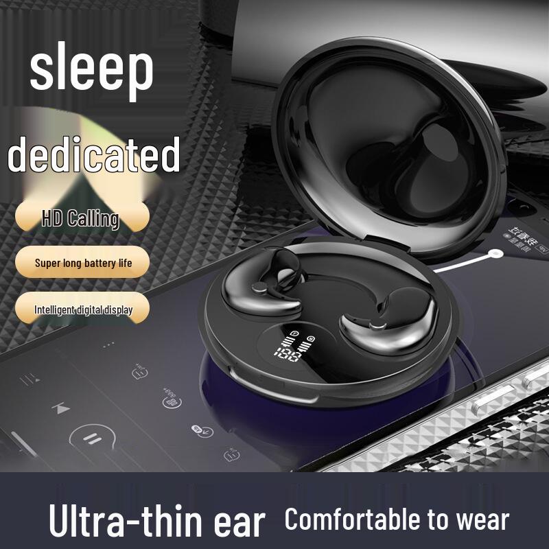 Y29 Ультратонкие внутриканальные Bluetooth 5.3 наушники для сна: Высокое качество звука, Длительное время работы от батареи, Цифровой дисплей.