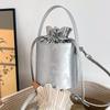 Fashion Drawstring Single Shoulder Bucket Bag For Women  New Simple Mini Crossbody Bags Ladies Commuting Shopping Handbags