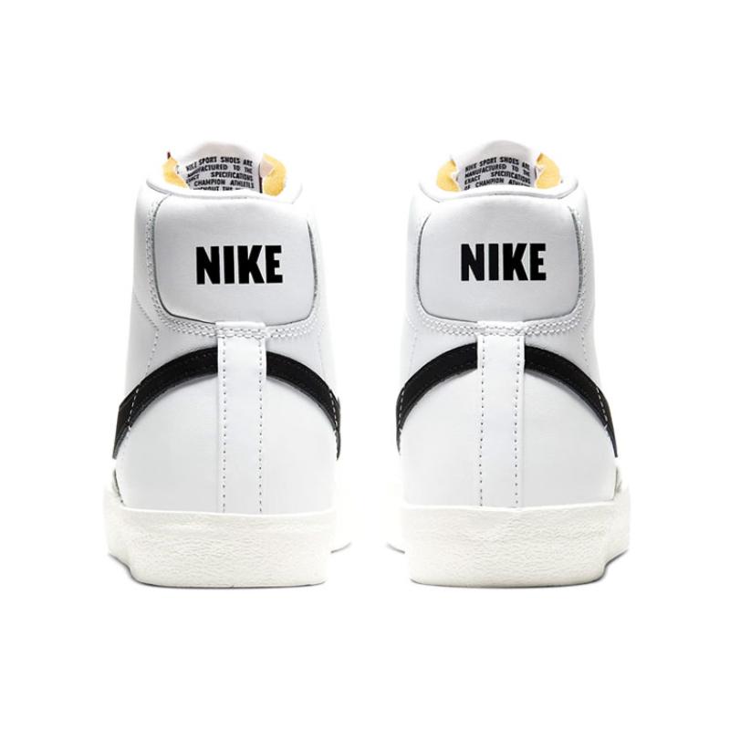 Nike Blazer Mid 77 Vintage 'White Black' Women's Sneakers Skateboard Shoes CZ1055-100