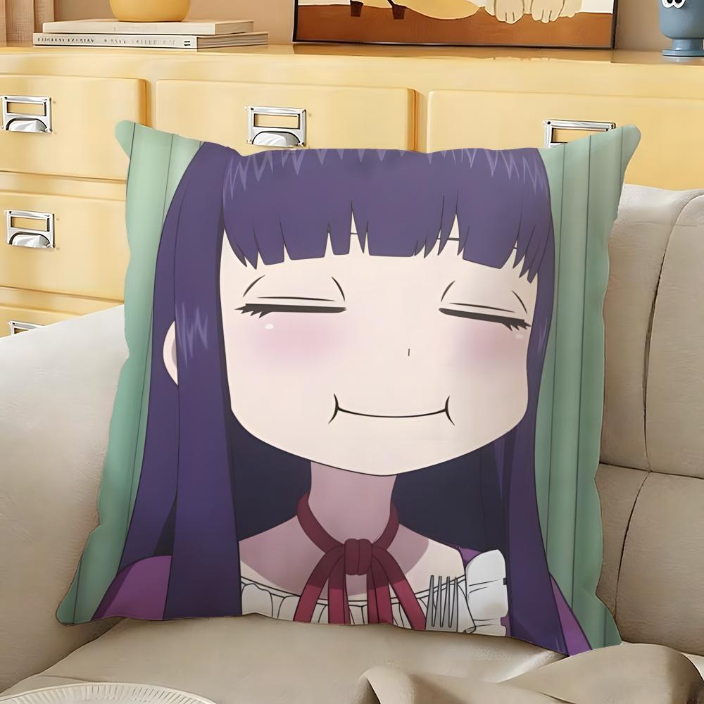Cute HHi SScore Girl Cushion Cover Soft Durable Reversible Pillow Cover Home  Car MultiScene Daily Comfort Pillowcase