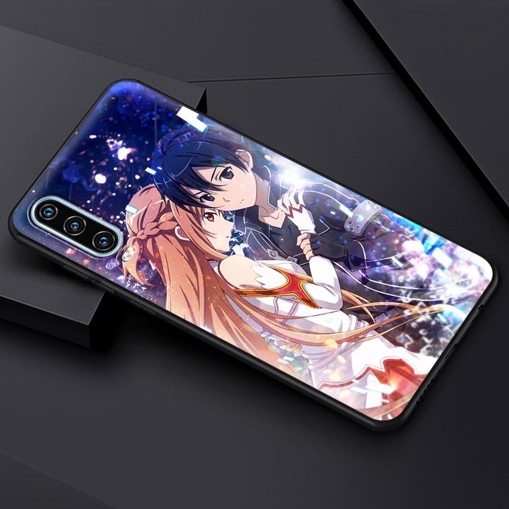 Чехол для телефона Anime Sword Art Online SAO для Huawei P30 Pro P40 Lite EP Smart Z Y7 Y6 2019, силиконовая задняя крышка, сумка для мобильного телефона, Fundas