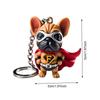Funny French Bulldog Key Chain Middle Finger Bull Dogs Key Chains For Women Bag Car Wallet Charms Dog Lovers & Pet Owners