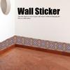 10Pcs Household Bohemian Style Waterproof Non Slip Tile Floor Wall Sticker Decoration 15x15cm(Type 1 )