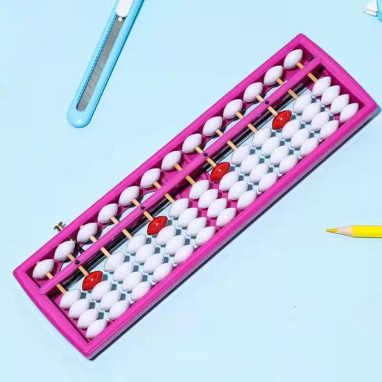 Student Abacus 13-Row 5 Beads Beginner-friendly Abacus Beadwork Kindergarten Calculator Abacus Home Supply