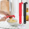 Extrusion Type- Food Bag Opener with Blade- and Squeezer for Kitchens Includes Hang Chain and Suction Cup Easy- Storage