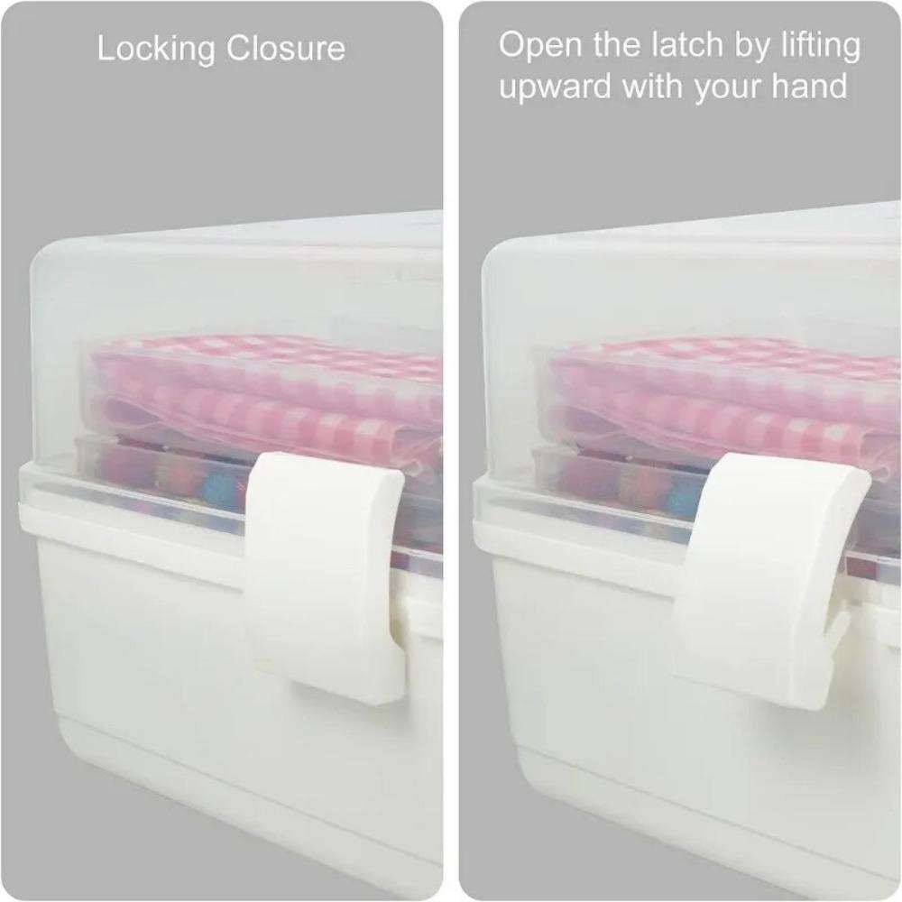 Large Capacity Makeup Hairpin Organizer 2/3 Layers Jewelry Organizer New Nail Art Box  Storage