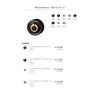 Avail Aluminum Spool for Cardinal 3 CD320EX Black x Gold Plated CD320EX_GP