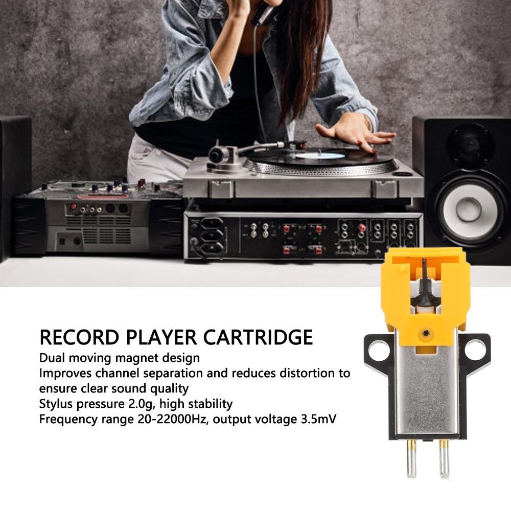 For AT91 Turntable Cartridge Dual Moving Magnet Record Player Cartridge  Home Music Listening