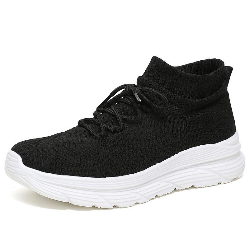 2024 New Large Size Summer Sports Shoes Casual, Light, Wear-resistant and Breathable Fly-woven Shoes Socks Shoes Men's Shoes