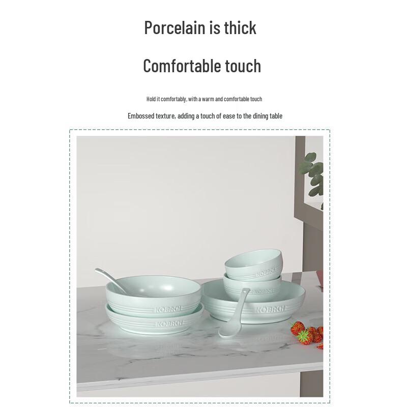 Kangbax Celadon Ceramic 16-Piece Dinnerware Set