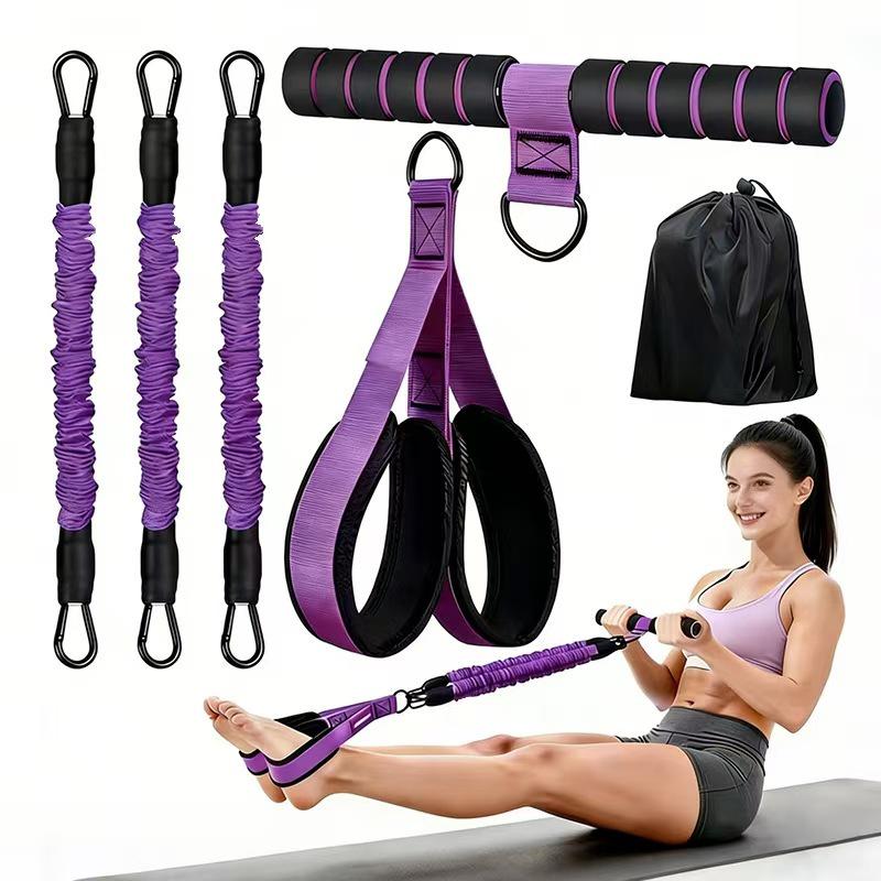 8-Foot Sit-up & Slimming Elastic Rope for Abdomen and Legs